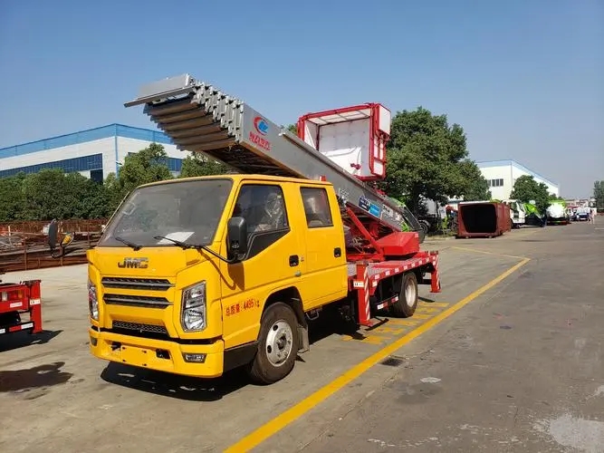 廊坊安次附近云梯车出租 砂石搬运